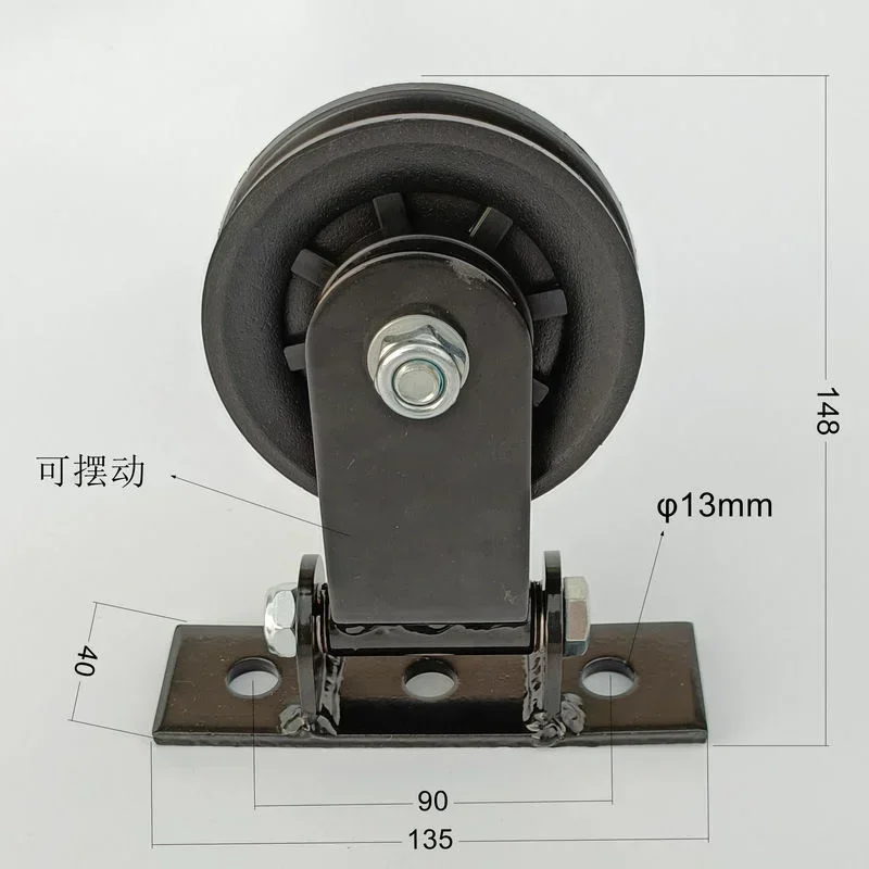 Home Gym Cable Pulley System - Evde Kullanımlı Döner Rulmanlı Tekerlekler, Çekme