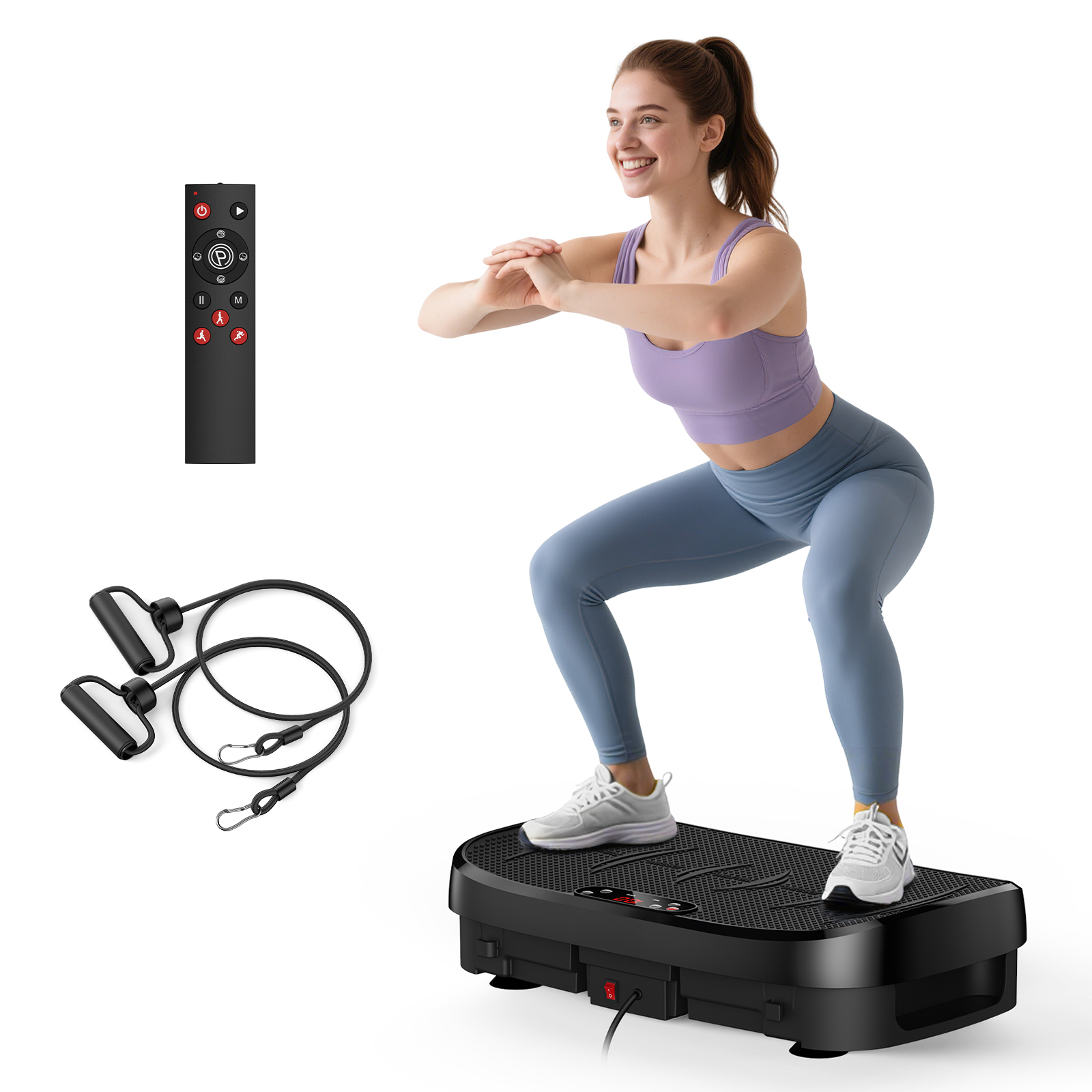 Home Gym Training Program - Titreşimli Plaka Yağ Yakıcı Fitness Platformu