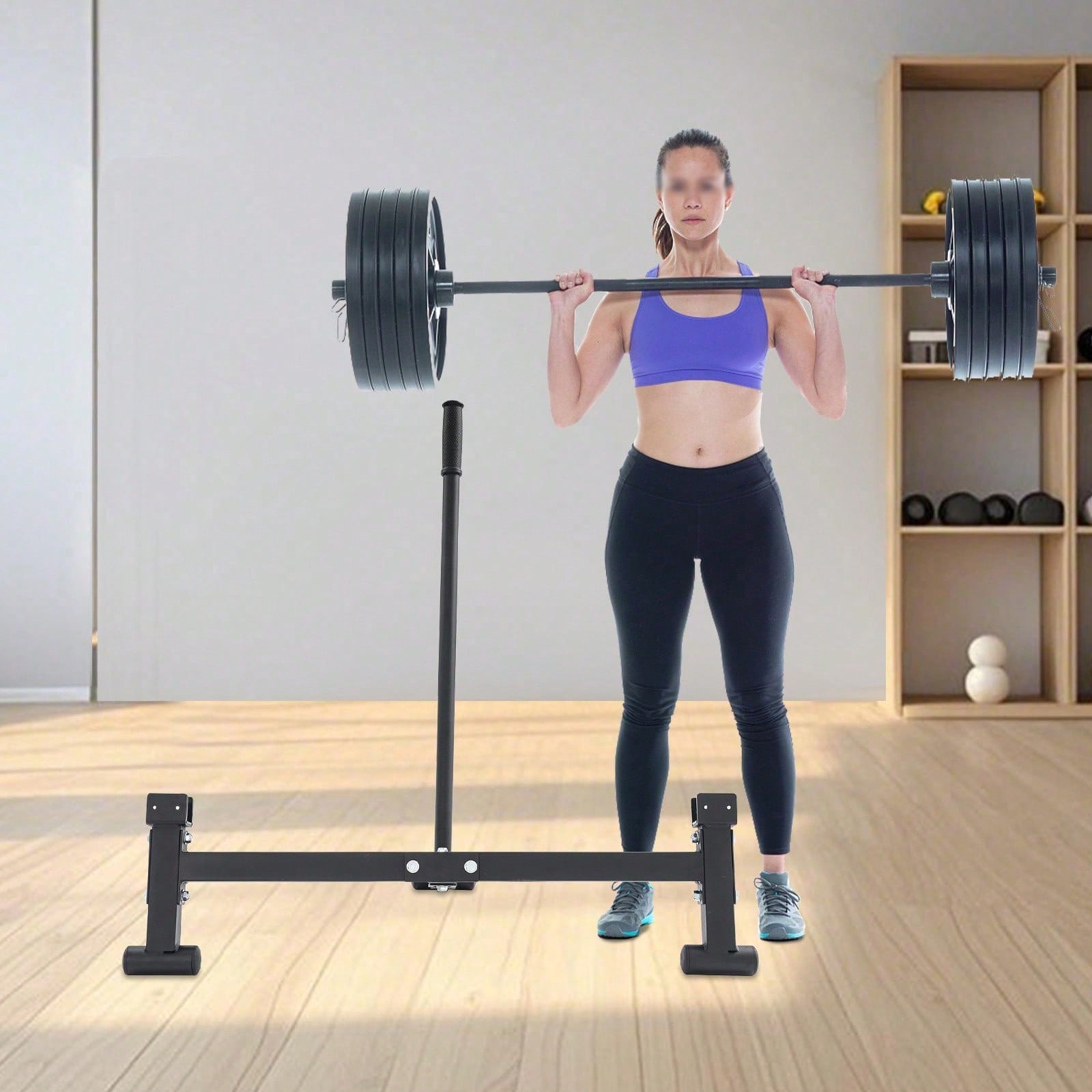 Deadlift Jack Barbell - Kangten Halter Standı, 200lbs Kapasite, Kaymaz