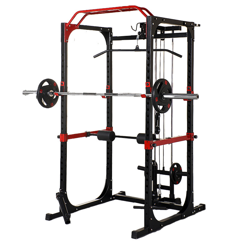 Home Gym Pull Up Bar - Ticari Güç Kafesi Squat Rafı Çoklu