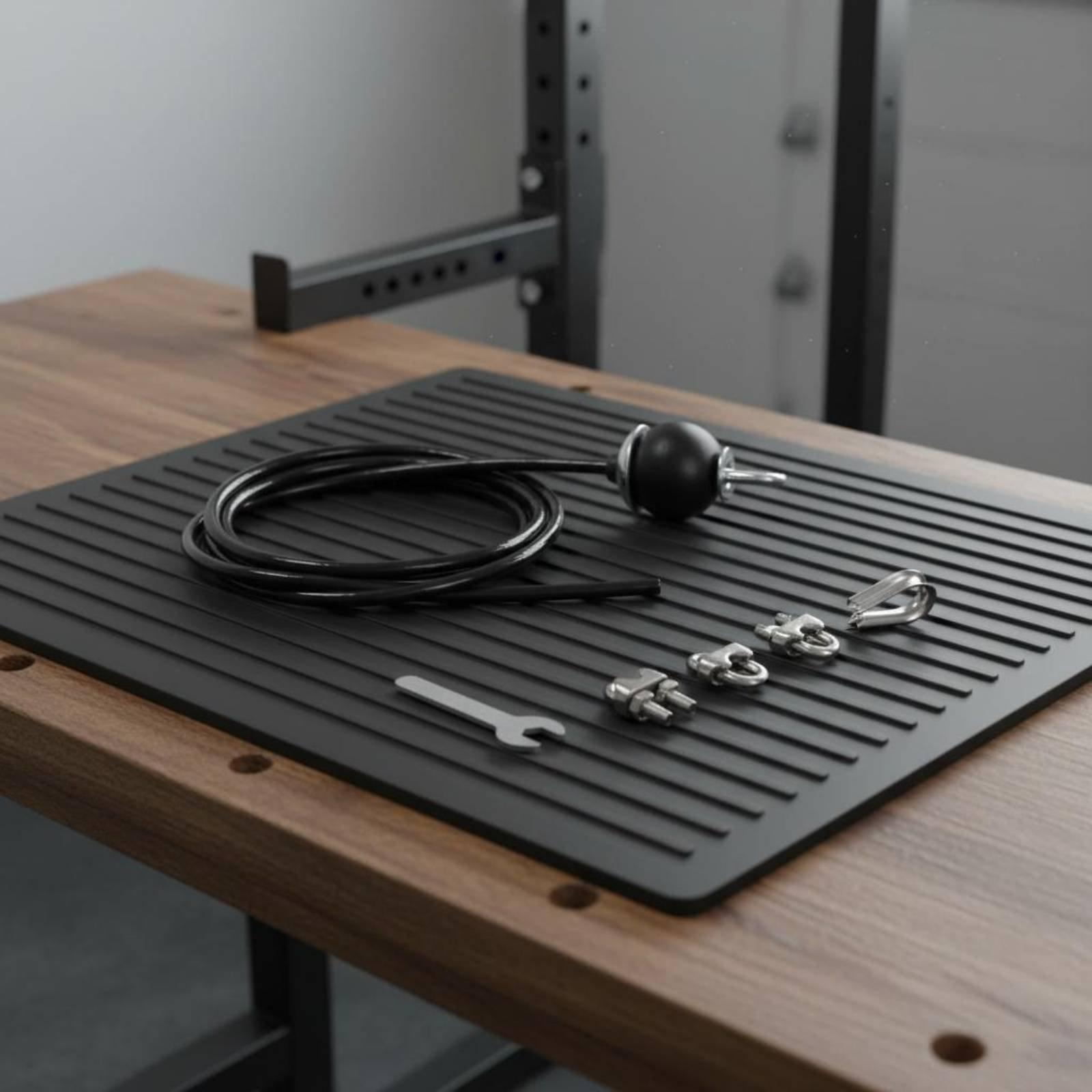 Home Gym Cable Pulley System - Ayarlanabilir Çelik Halatlı Kasnak Kablosu, Evdeki