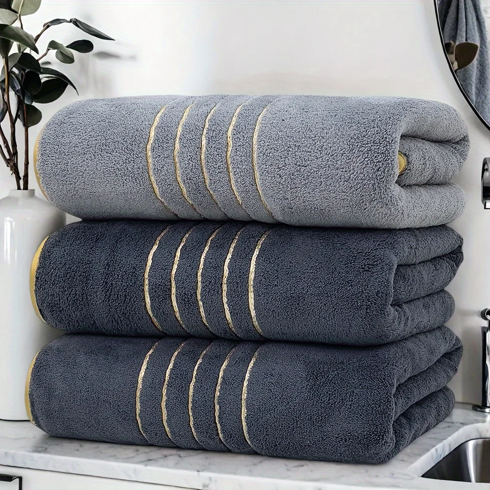 3'lü Altın Çizgili Banyo Havlu - Home Gym Gold incelemesi ve fiyatı