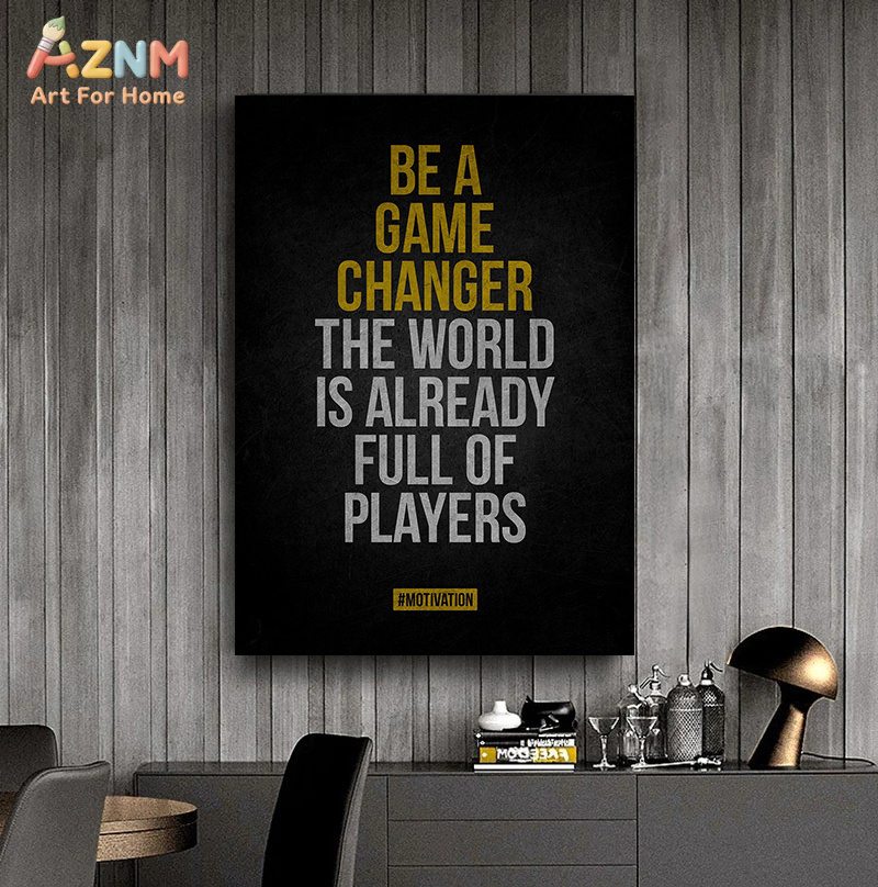 AZNM Motivasyonel Sözler Kanva - Home Gym Gold incelemesi ve fiyatı