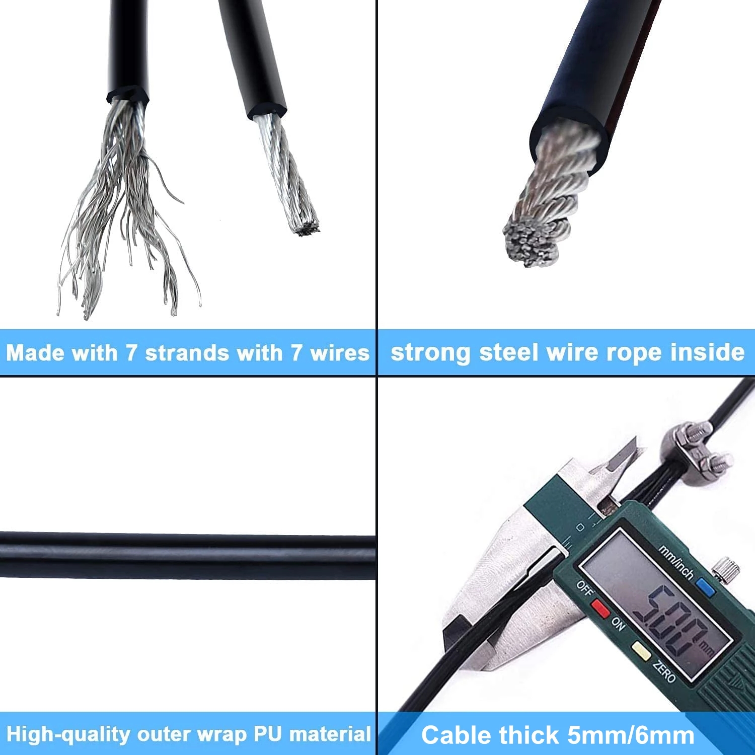 100 metre 4/5/6mm kalın ev ağı - Home Gym Cable Pulley System incelemesi ve fiyatı