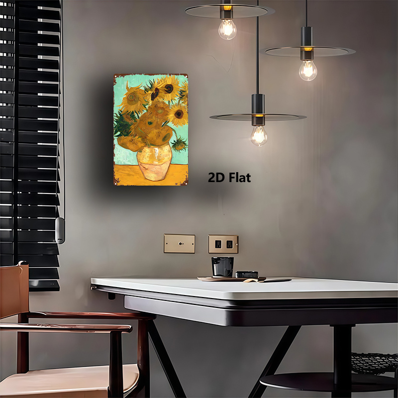 Van Gogh Ayçiçekleri Metal Duv - Home Gym Icon incelemesi ve fiyatı