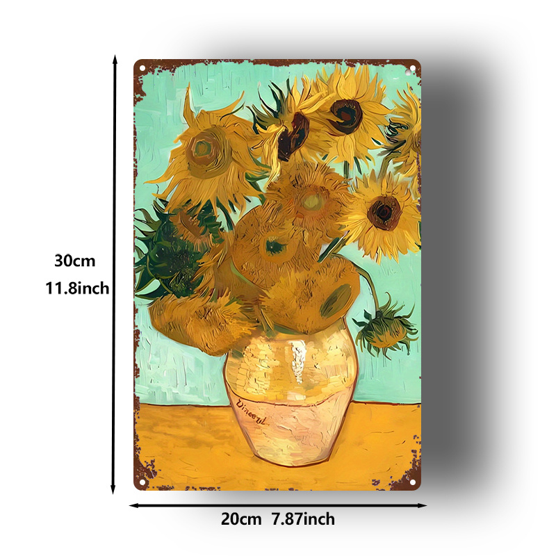 Van Gogh Ayçiçekleri Metal Duv - Home Gym Icon incelemesi ve fiyatı