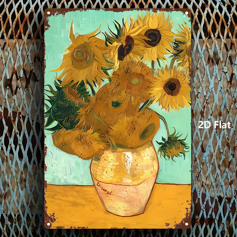 Van Gogh Ayçiçekleri Metal Duv - Home Gym Icon incelemesi ve fiyatı